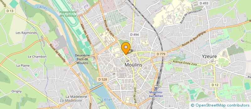 localisation de l'entreprise MADAME GWENDOLINE TREMENEC  MOULINS