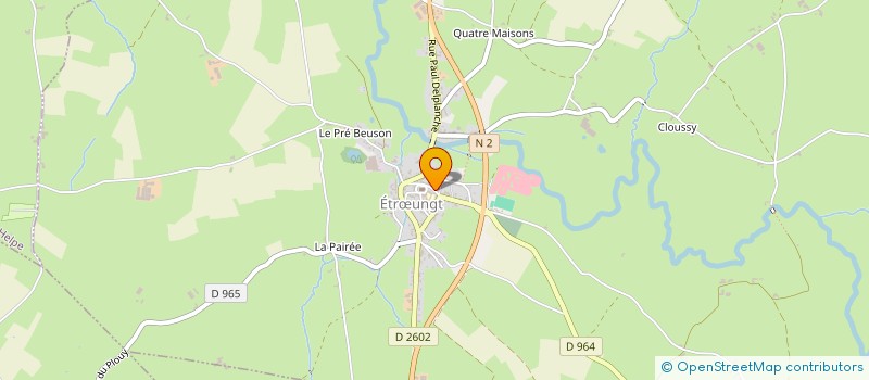 localisation de l'entreprise MADAME GWENDOLINE TURBET  ETRUNGT