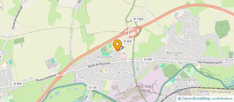 localisation de l'entreprise MADAME GWENDOLINE VANDENBERGHE  ASSEVENT