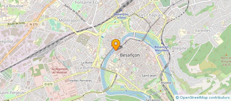 localisation de l'entreprise MADAME GWENDOLINE VARIN  BESANCON