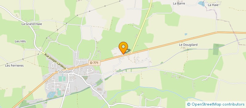 localisation de l'entreprise MADAME GWENDOLINE VIGNERON à SOUDAN