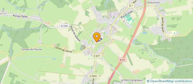 localisation de l'entreprise MADAME GWENDOLINE VILLEBOIS  ROCROI