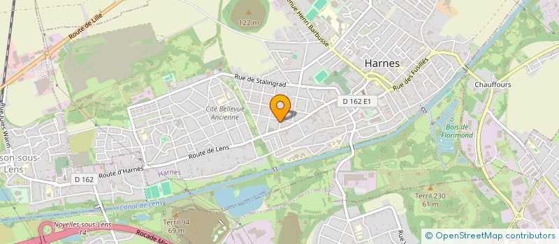 localisation de l'entreprise MADAME GWENDOLINE WILLEMOT  HARNES