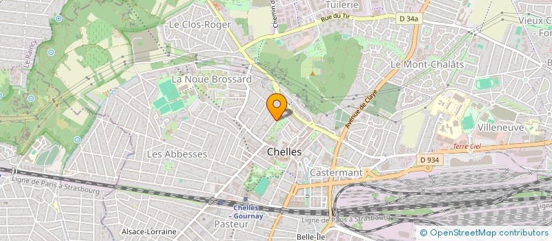 localisation de l'entreprise MADAME GWENDOLINN LEDESMA  CHELLES