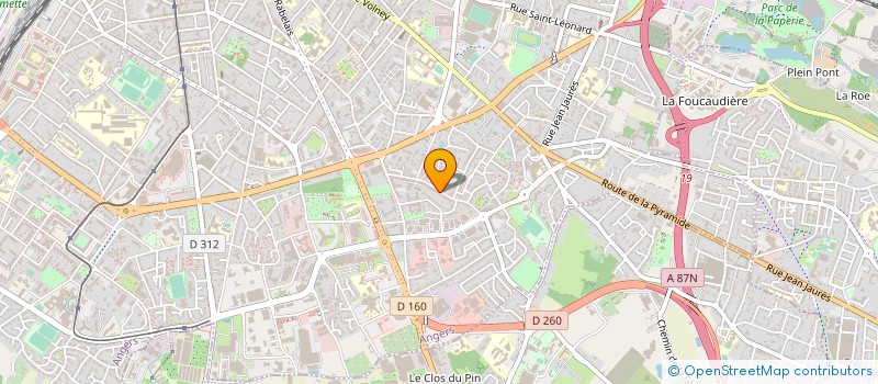 localisation de l'entreprise MADAME GWENDOLYN OUD à ANGERS