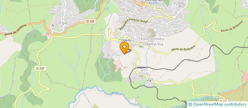 localisation de l'entreprise MADAME GWENDOLYN PEYRE  FONT-ROMEU-ODEILLO-VIA