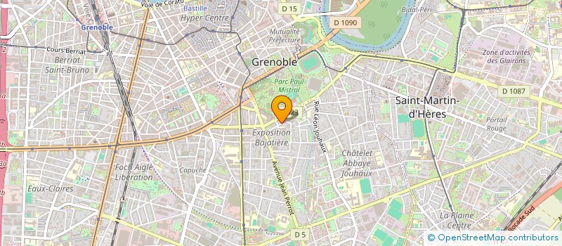 localisation de l'entreprise MADAME GWENDOLYN SIMONALLE à GRENOBLE