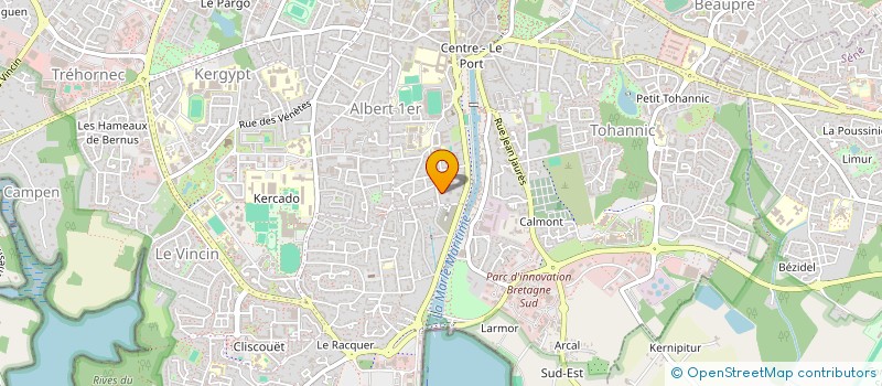 localisation de l'entreprise MADAME GWENDOLYNE CHALM  VANNES