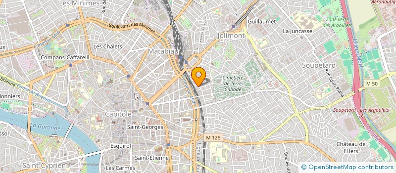 localisation de l'entreprise MADAME GWENDOLYNE CRAVERO  TOULOUSE