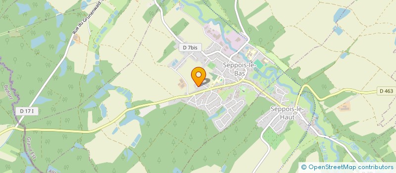 localisation de l'entreprise MADAME GWENDOLYNE FROEHLICH  SEPPOIS-LE-BAS