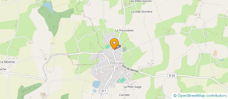 localisation de l'entreprise MADAME GWENDOLYNE GICQUEL à LE MENE