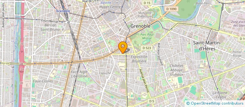 localisation de l'entreprise MADAME GWENDOLYNE MONIN à GRENOBLE