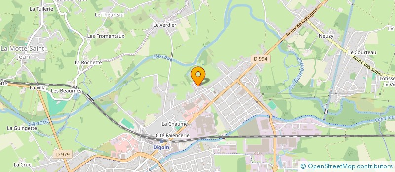 localisation de l'entreprise MADAME GWENDOLYNE MORGAND à DIGOIN