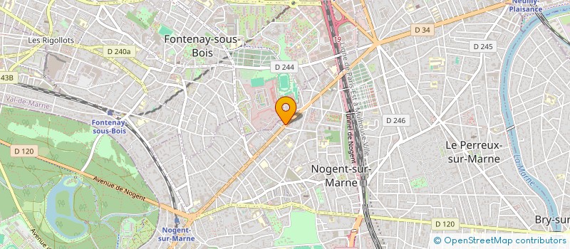 localisation de l'entreprise MADAME GWENDY MILFORT  NOGENT-SUR-MARNE