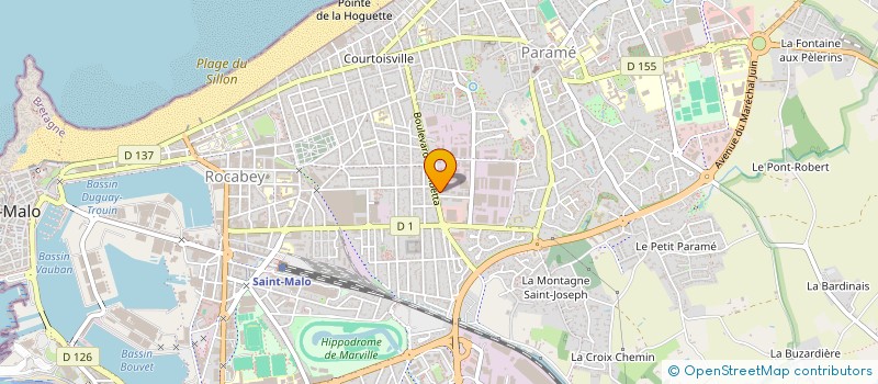 localisation de l'entreprise MADAME GWENLYNN SIDHOUM  SAINT-MALO