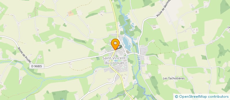 localisation de l'entreprise MADAME GWENN DELMARRE  PRUILLE-L'EGUILLE