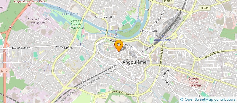 localisation de l'entreprise MADAME GWENN FRANCHET à ANGOULEME
