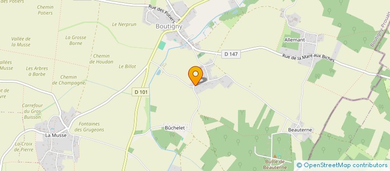 localisation de l'entreprise MADAME GWENN LE NORCY à BOUTIGNY-PROUAIS