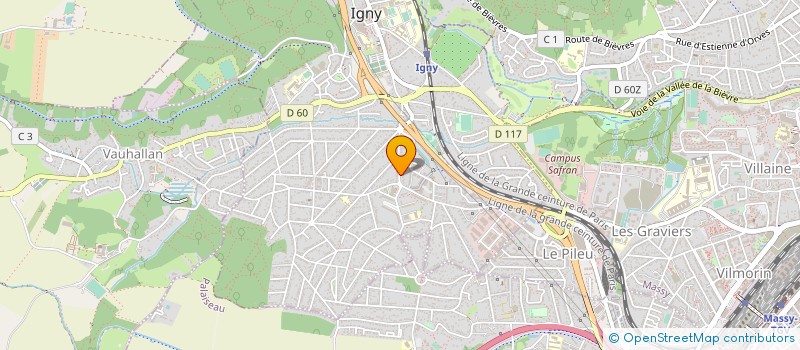 localisation de l'entreprise MADAME GWENN PARENT  IGNY