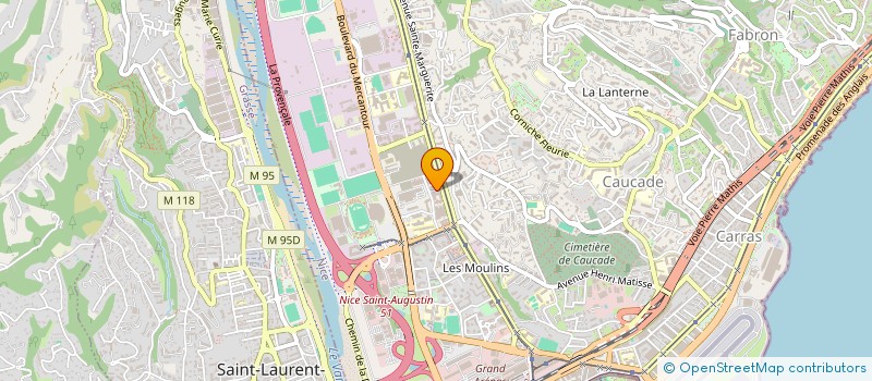 localisation de l'entreprise MADAME GWENNAEL COMPAN à NICE