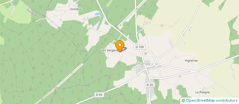 localisation de l'entreprise MADAME GWENNAELLE BERTIN-DENIS à CHARRAS