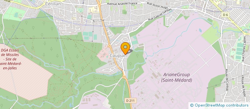 localisation de l'entreprise MADAME GWENNAELLE BRINCO  SAINT-MEDARD-EN-JALLES