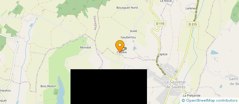 localisation de l'entreprise MADAME GWENNAELLE DELABRE  SAINT-ROBERT