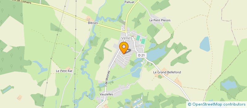 localisation de l'entreprise MADAME GWENNAELLE GUILLARD à VELLES