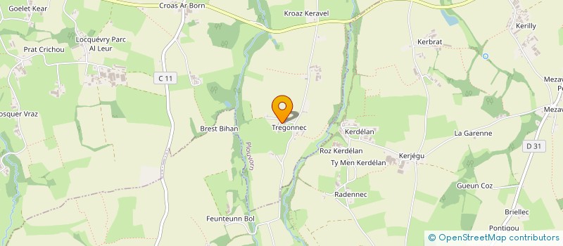 localisation de l'entreprise MADAME GWENNAELLE LE GRAND  LANDEDA