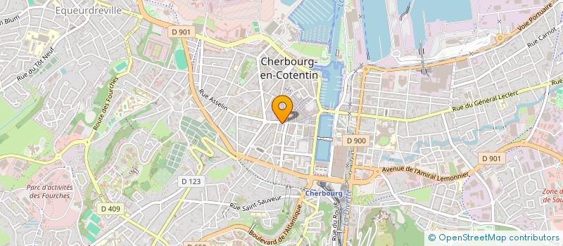 localisation de l'entreprise MADAME GWENNAELLE LEJUEZ à CHERBOURG-EN-COTENTIN