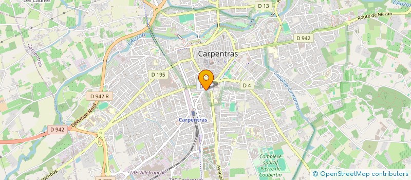 localisation de l'entreprise MADAME GWENNAELLE MARTEAU  CARPENTRAS