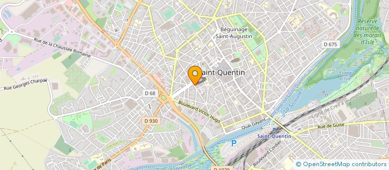 localisation de l'entreprise MADAME GWENNAELLE MONATE à SAINT-QUENTIN