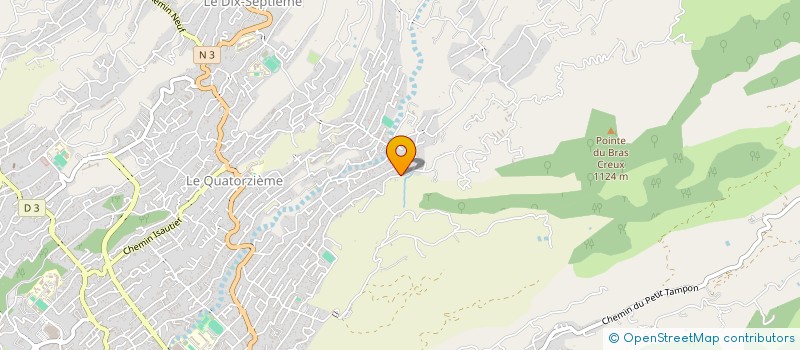 localisation de l'entreprise MADAME GWENNAELLE NATIVEL  LE TAMPON