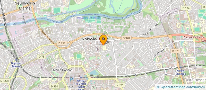 localisation de l'entreprise MADAME GWENNAELLE ROCSIN à NOISY-LE-GRAND