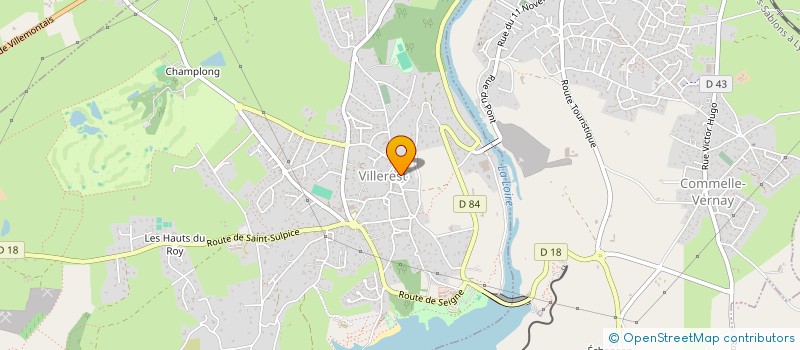 localisation de l'entreprise MADAME GWENNAELLE SOMON  VILLEREST