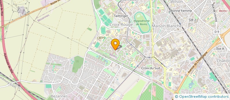 localisation de l'entreprise MADAME GWENNAELLE TATEIA  REIMS