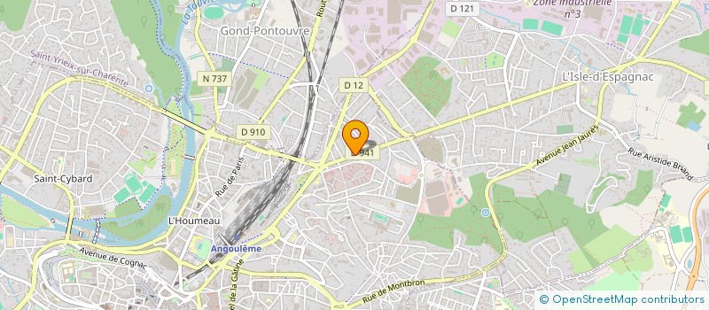 localisation de l'entreprise MADAME GWENNOLINE LE COADIC à ANGOULEME