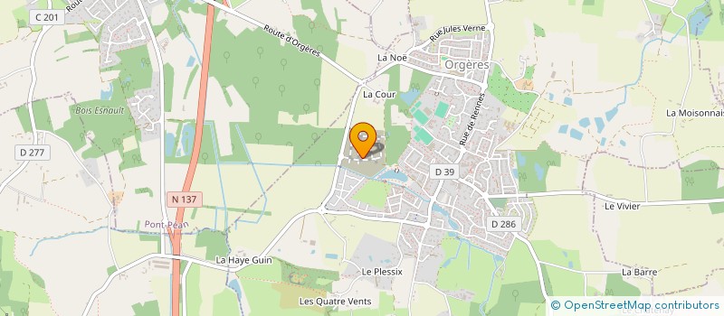 localisation de l'entreprise MADAME GWENOLA AUFFRET à SAINT-ERBLON