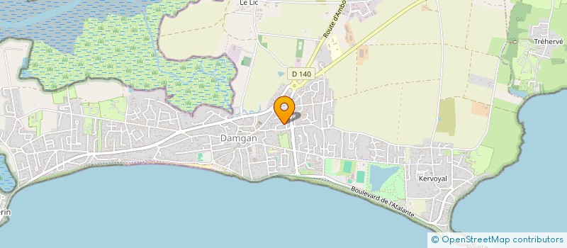 localisation de l'entreprise MADAME GWENOLA BOULAIRE  DAMGAN