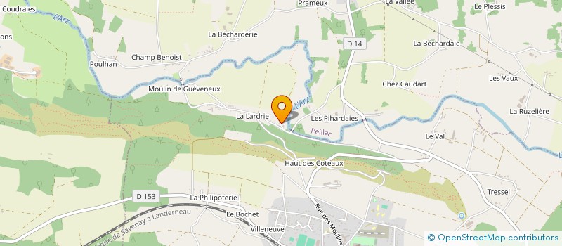 localisation de l'entreprise MADAME GWENOLA CORBEL  SAINT-JACUT-LES-PINS