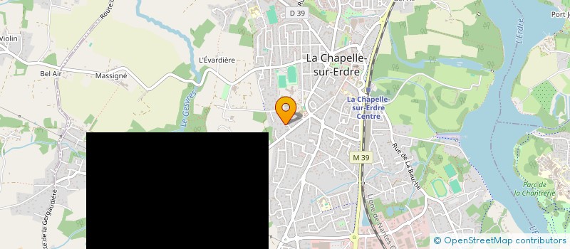 localisation de l'entreprise MADAME GWENOLA COURTEL à LA CHAPELLE-SUR-ERDRE