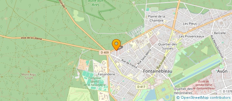 localisation de l'entreprise MADAME GWENOLA DESMARES à FONTAINEBLEAU