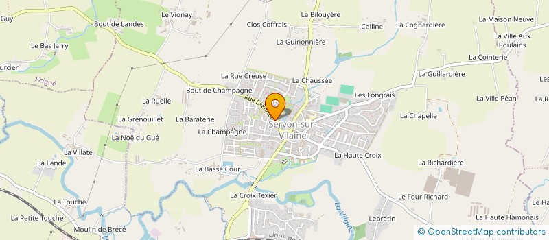 localisation de l'entreprise MADAME GWENOLA FLIPPOT  SERVON-SUR-VILAINE