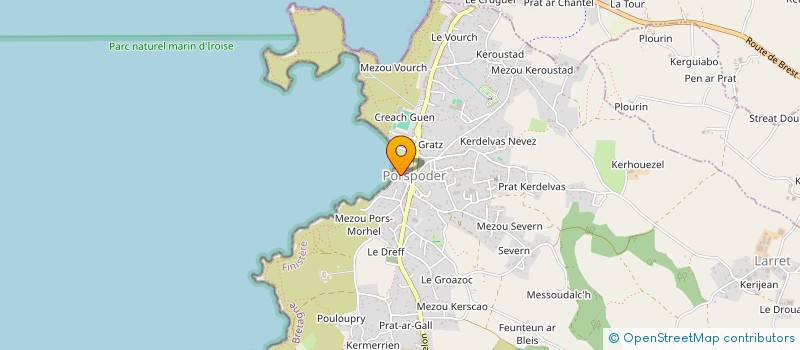 localisation de l'entreprise MADAME GWENOLA GUIHENEUF  PORSPODER