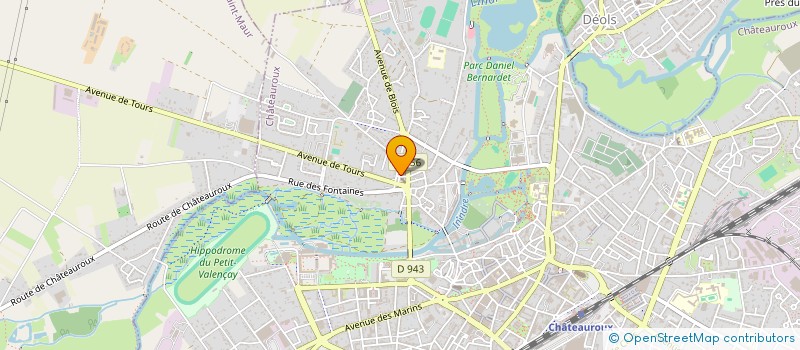 localisation de l'entreprise MADAME GWENOLA INGOLD à CHATEAUROUX