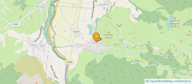 localisation de l'entreprise MADAME GWENOLA KERFOURN à ACCOUS