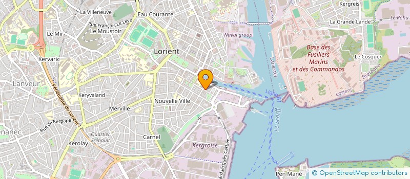 localisation de l'entreprise MADAME GWENOLA LESAGE  LORIENT