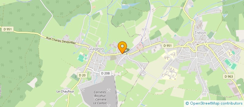 localisation de l'entreprise MADAME GWENOLA MALHERBE  GLAGEON