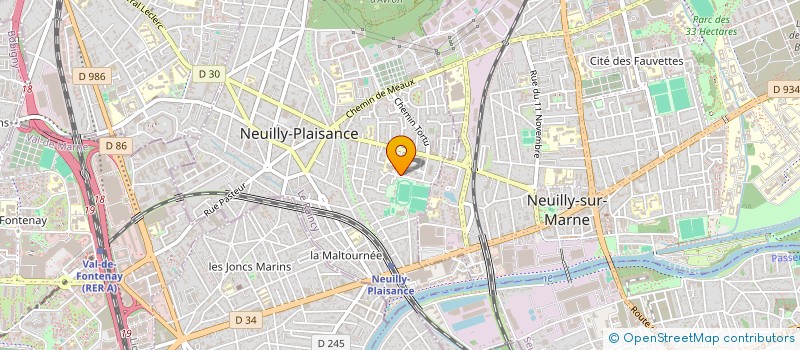 localisation de l'entreprise MADAME GWENOLA MARC  NEUILLY-PLAISANCE