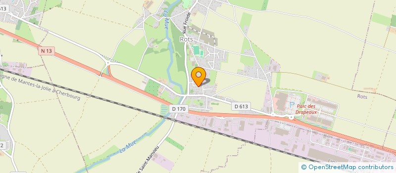 localisation de l'entreprise MADAME GWENOLA PAULE JEANNE TOUZOT  ROTS